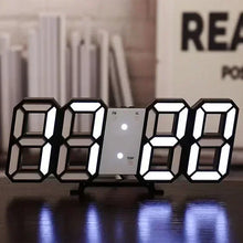 3D digital wall clock with LED lighting  7