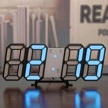 3D digital wall clock with LED lighting  10