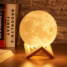 3D LED Moon Lamp with Color Change – Rechargeable Touch Night Light 2