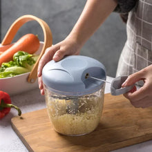 Manual chopper with pull mechanism – 500 / 900 ml vegetable cutter, onion chopper &amp; garlic press 🥕🧄 3