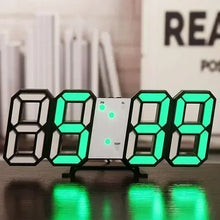 3D digital wall clock with LED lighting  11