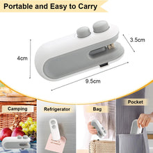 Mini 2-in-1 Handheld Sealer with Cutting Function &amp; Magnet 🔋 – Portable Bag Sealer for Snacks and Food 🥨 6