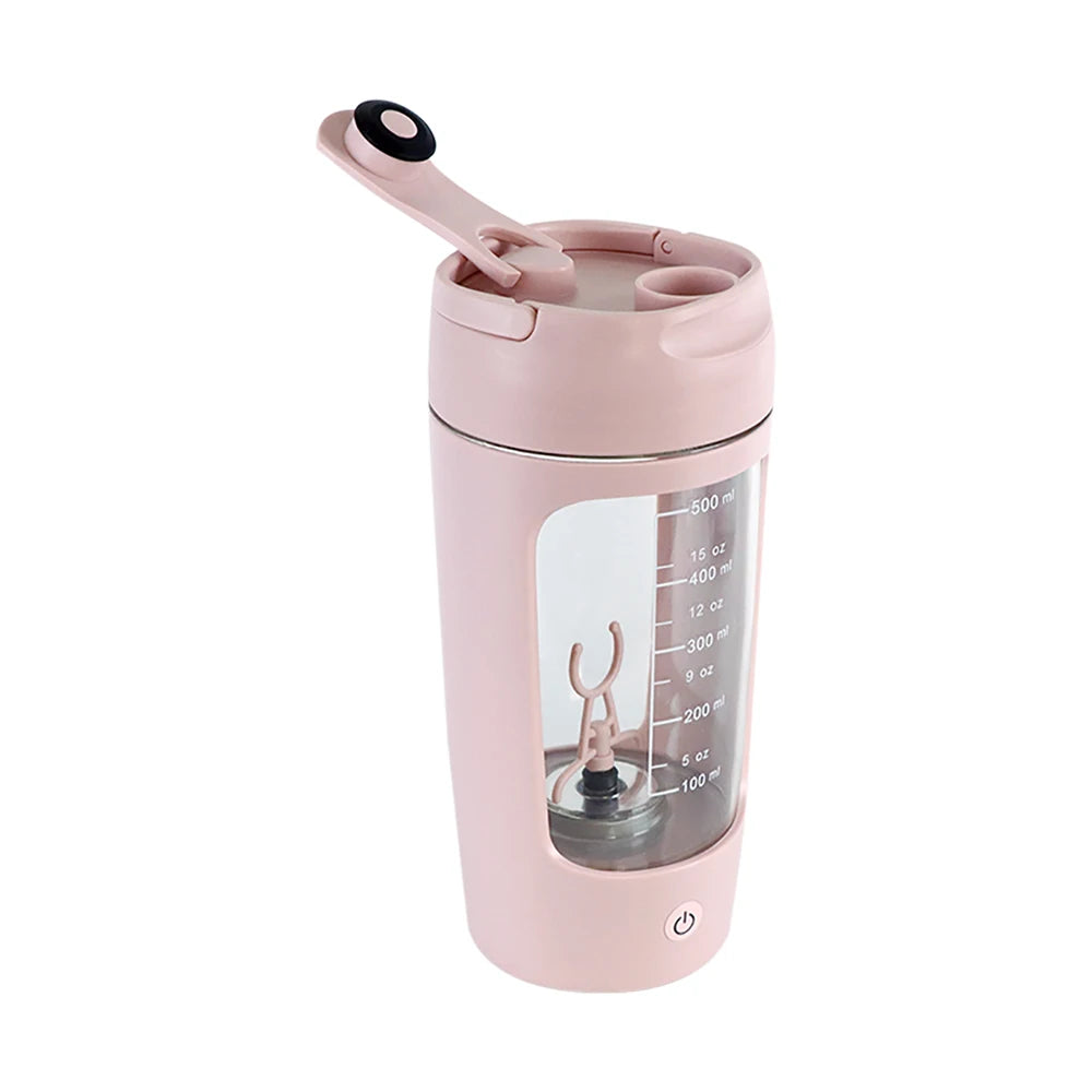 650 ml USB Protein Shaker – Tragbarer, wiederaufladbarer Mixerbecher für Fitness, Eiweißshakes & Smoothies