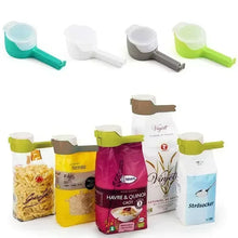 Food storage bag clip with spout – sealing &amp; dispensing clip for snacks, muesli &amp; food 🥣✨  3